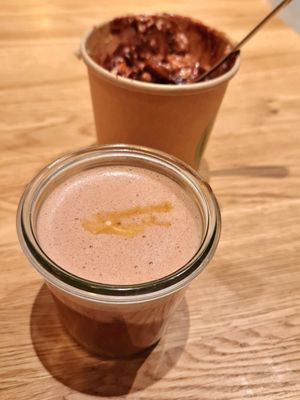 Chocolate mocha #Veganuary at BER - Cafe Haferkater - T1 in Berlin