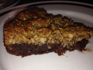 German chocolate brownie  at Dough Bakery in Atlanta