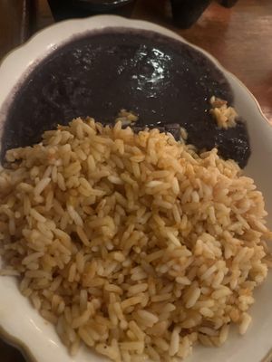 Vegan rice and beans   at Gaby's Cafe in Ellenville