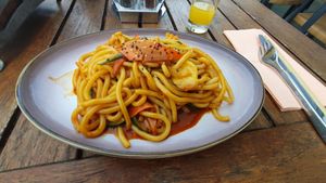 Udon Nudeln at Mr. Ha in Bad Waldsee