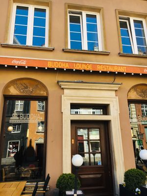  the front door at Buddha Lounge in Gdansk