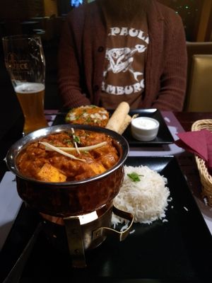 Tofu masala at Buddha Lounge in Gdansk