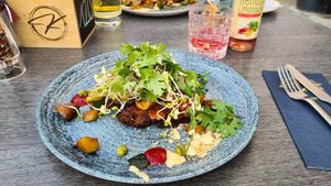 Okonomiyaki at Karnbachs Restaurant in Kaufbeuren