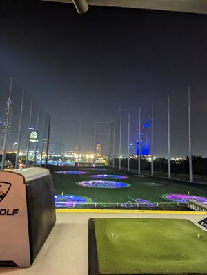 Golf bay at Topgolf in Dubai