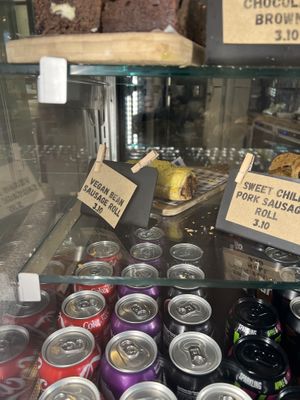 Vegan bean and sausage roll  at Little Ai's Kitchen - Droitwich Spa Lido Café in Droitwich