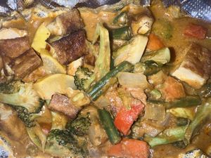 Tofu curry (#20)  at Lemongrass in Tucson