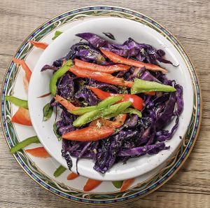 Steamed Purple Cabbage  at RastaRant in Hartford
