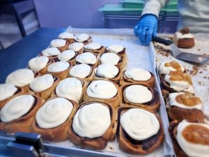 rolls in counter at Have A Roll in Ghent