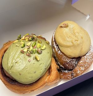 Pistachio and Berliner   at Have A Roll in Ghent