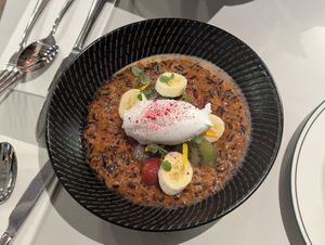 Thai milk tea porridge at Operator 25 in Melbourne