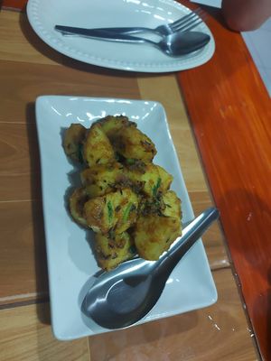 Aloo jeera at Cherry Burmese in Chiang Mai