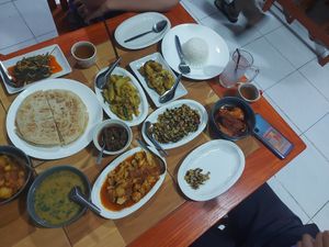 A feast! at Cherry Burmese in Chiang Mai