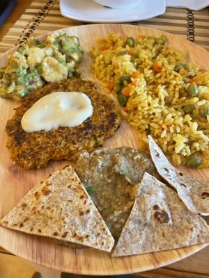 Meal of the day (Tuesday )  at La Oveja Arisca in Manizales