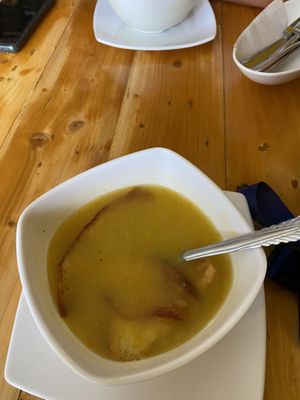 Soup - menu of the day  at La Oveja Arisca in Manizales