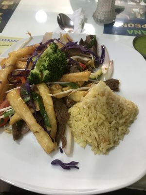 Veggie Saltado  at Loving Hut - Titikaka in Puno