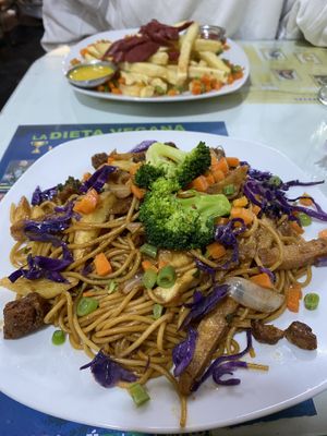 Tallarin Saltado  at Loving Hut - Titikaka in Puno