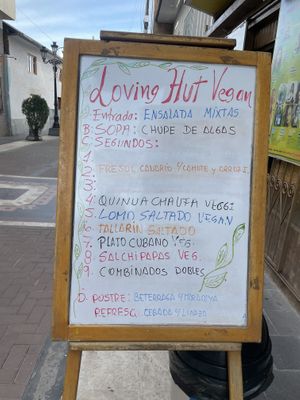   at Loving Hut - Titikaka in Puno