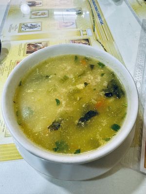 Sopa del día  at Loving Hut - Titikaka in Puno