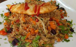 Quinua Chaufa Veggi at Loving Hut - Titikaka in Puno