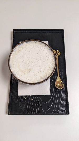 Latte crème de taiwan at Oishi Bar à Matcha in Montreal