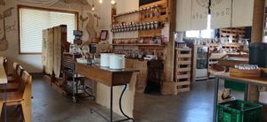 inside the café where you eat at Seed Cafe シードカフェ in Fujinomiya