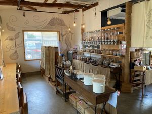 Inside dining area at Seed Cafe シードカフェ in Fujinomiya