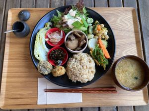 Excellent daily menu at Seed Cafe シードカフェ in Fujinomiya