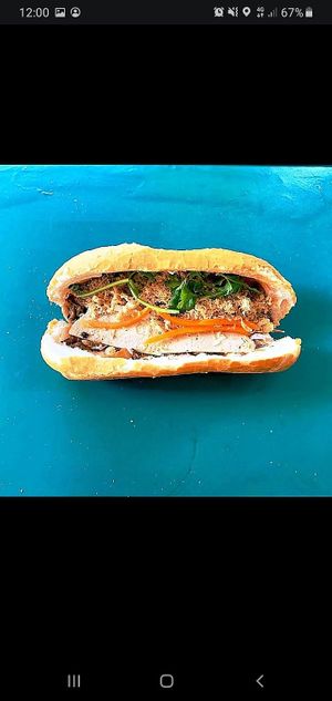 4 option banh mi at Chơn Lạc Bánh Mì Chay in Ho Chi Minh City