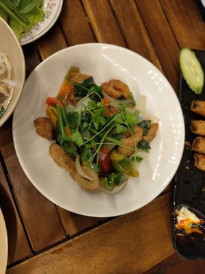 Seitan with coconut at Muro Organic Vegan Restaurant in Nha Trang