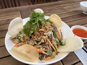 Salad (mango maybe?)   at Muro Organic Vegan Restaurant in Nha Trang