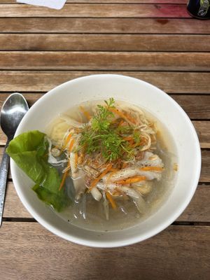 Vegan Pho  at Muro Organic Vegan Restaurant in Nha Trang