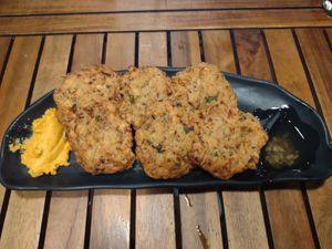 Fried mushrooms. Was excellent, and I don't like mushrooms 🍄 at Muro Organic Vegan Restaurant in Nha Trang