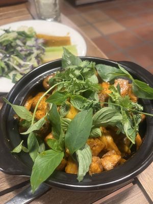 The food was amazing!! The people who work here was very friendly. And their cat was super friendly as well.   at Muro Organic Vegan Restaurant in Nha Trang