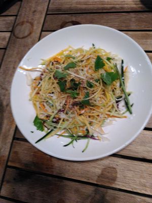 Mango salad (realy good) at Muro Organic Vegan Restaurant in Nha Trang