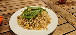 lotus rice at Muro Organic Vegan Restaurant in Nha Trang