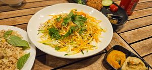 mango salad at Muro Organic Vegan Restaurant in Nha Trang