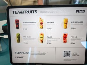 Teas at PIMS in Dubai