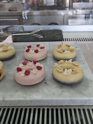 Vegan donuts at PIMS in Dubai