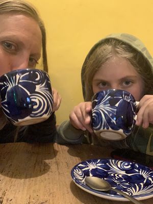 We love good chai!    at Habibti Falafel in Guanajuato