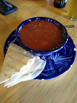 Lentils soup   at Habibti Falafel in Guanajuato