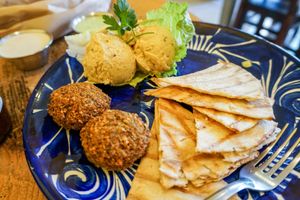 falafel at Habibti Falafel in Guanajuato