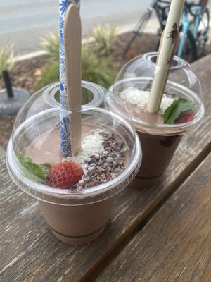 Chocolate thickshake $9  at Clean Bowled in Bright