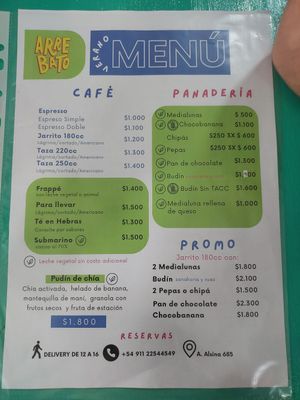  at Arrebato Cafe in Buenos Aires