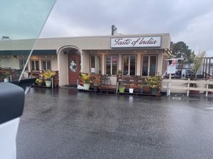 Outside  at Taste of India in Pacific Grove
