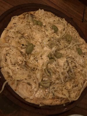 Fugazzetta grande  at Un Amor De Vegano in Buenos Aires