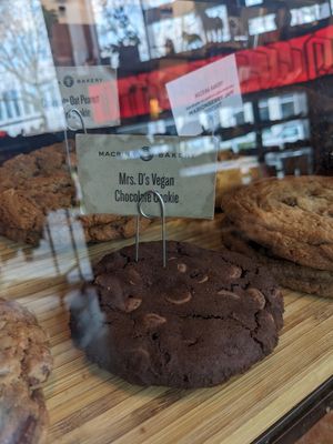 Vegan cookie from Macrina at Caffe Vita in Seattle