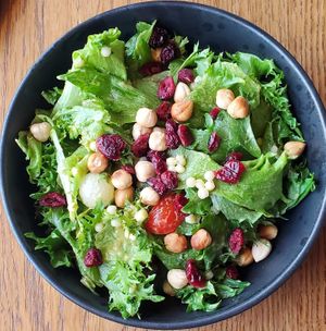Green Salad with Hazelnuts, etc. (V) at Lóa in Reykjavik