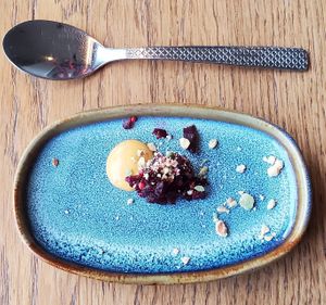 Roasted Beetroot with Wasabi-mustard Sauce (V) at Lóa in Reykjavik