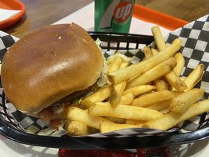 Impossible Burger combo - Monday’s special   at MELTwich in Milton