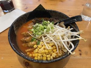 Miso with tofu  at Uncommon Ramen in Phoenixville